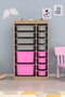 Hanah Home Montana Xs 2D4N8U - Gris Sonomo y Rosa